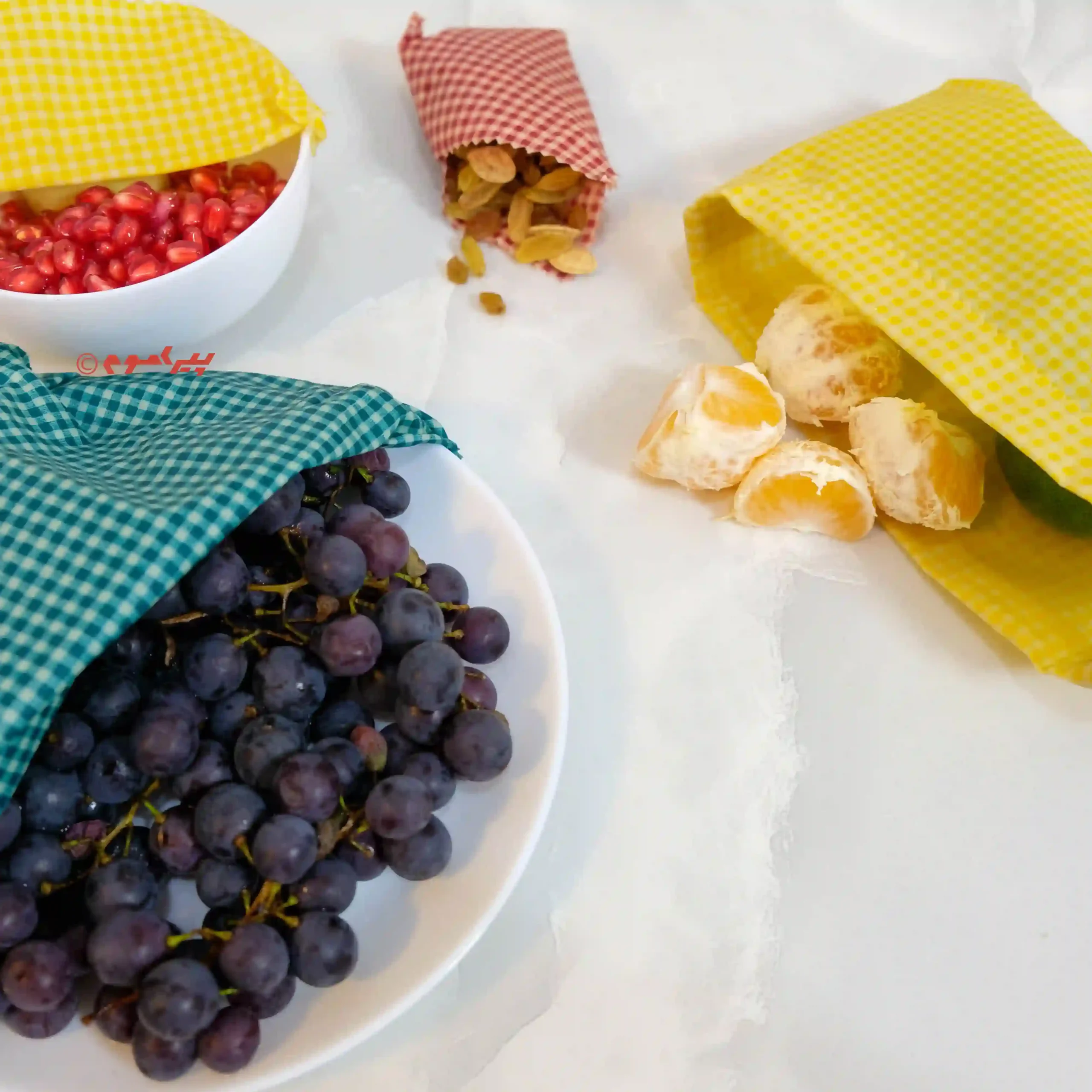 پارچه مومی در شکل های مختلف صفحه محصول