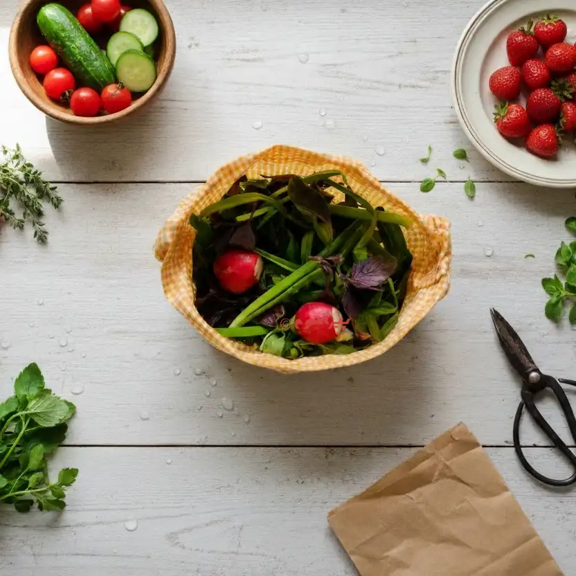 تازه ماندن سبزی خوردن با پیراموم